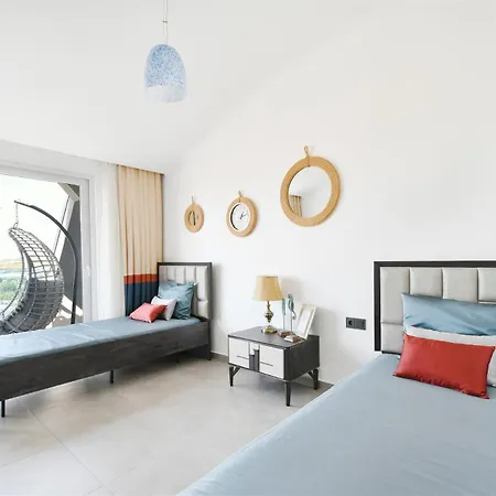 アパート 0047 Exodus 2-bedroom Duplex In Mahmutlar With Sea, Mountain And Castle Views *