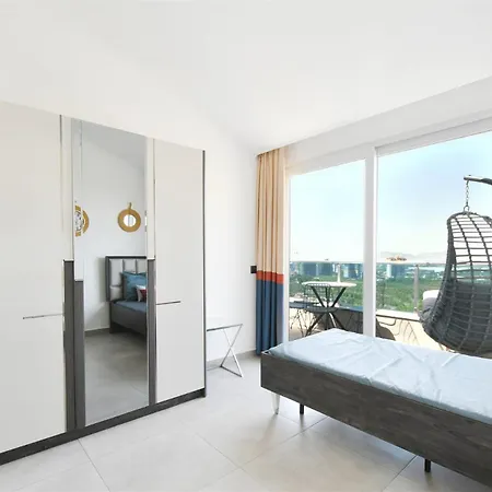 アパート 0047 Exodus 2-bedroom Duplex In Mahmutlar With Sea, Mountain And Castle Views アランヤ