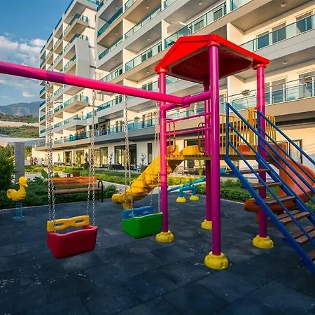 アパート 0047 Exodus 2-bedroom Duplex In Mahmutlar With Sea, Mountain And Castle Views